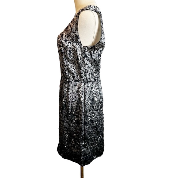 Lanvin Silk Blend Diamond Print Dress - Picture 5 of 16